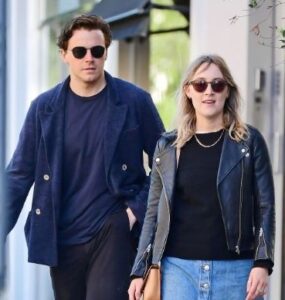 Saoirse Ronan with her boyfriend Jack Lowden