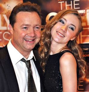 Saoirse Ronan with her father Paul Ronan