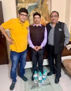 Shantanu with Producer Rajeev Chaudhari & Director Ashok Tyagi