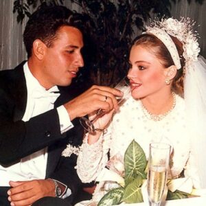 Sofía Vergara with former husband Joe González at their wedding