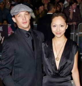 Tom Hardy with his former girlfriend Linda Park