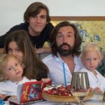 Andrea Pirlo With His Children