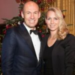 Arjen Robben With His Wife