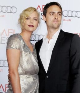 Charlize Theron with former boyfriend Stuart Townsend