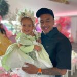 Jesse Lingard With His Daughter