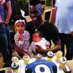 Mario Balotelli With His Children