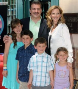 Marlee Matlin with children and husband