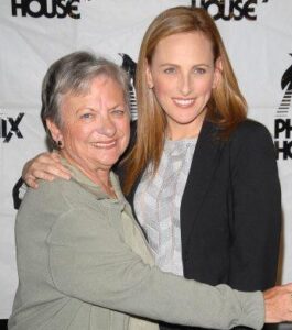 Marlee Matlin with mother