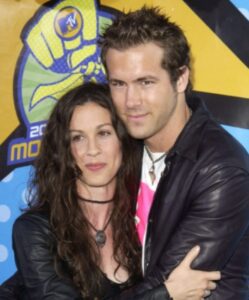 Ryan Reynolds with former girlfriend Alanis Morissette