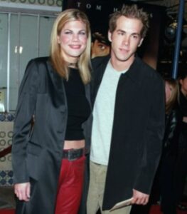 Ryan Reynolds with former girlfriend Kristen Johnston