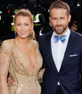 Ryan Reynolds with wife Blake Lively