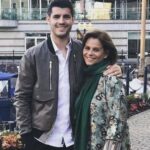 Alvaro Morata With His Mother