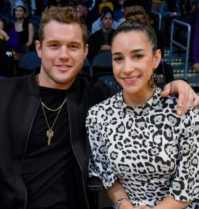 Aly Raisman with former boyfriend Colton Underwood