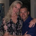 Andriy Shevchenko With His Wife