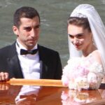 Henrikh Mkhitaryan With His Wife