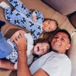 Javier Hernández With His Son and Daughter