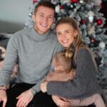 Marco Reus With His Wife And Daughter