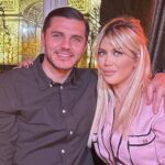 Mauro Icardi With His Wife