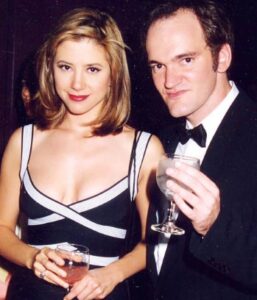 Quentin Tarantino with former girlfriend Mira Sorvino