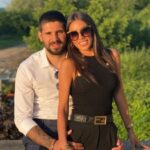 Aleksandar Mitrović With His Wife