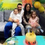 Aleksandar Mitrović With His Wife And Children