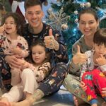 Ederson Moraes With His Wife And Children