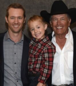 George Strait with son and grandson