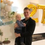 Matthias Ginter With His Son