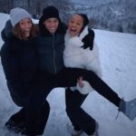 Thilo Kehrer With His Sister (Right) And Girlfriend (Left)