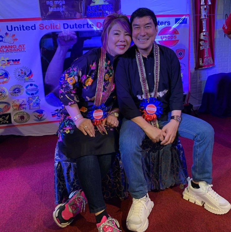 Raffy Tulfo with his wife Jocelyn Pua