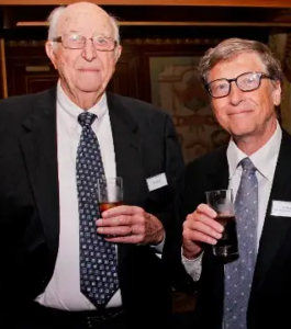 Bill Gates with father