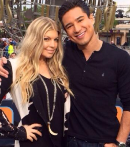 Fergie Duhamel with former boyfriend Mario Lopez