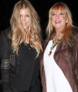 Fergie Duhamel with mother