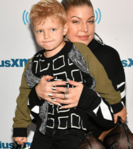 Fergie Duhamel with son Alx