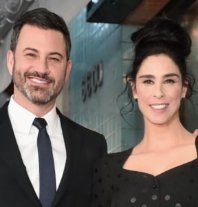 Jimmy Kimmel with ex-girlfriend Sarah Silverman