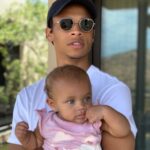 Leroy Sané With His Daughter