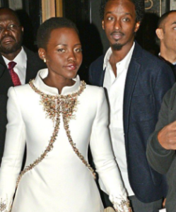 Lupita Nyong'o with her ex-boyfriend K'naan