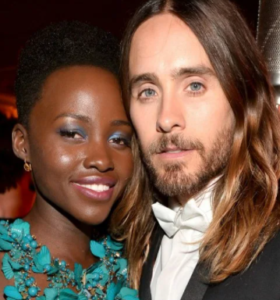 Lupita Nyong'o with her rumoured boyfriend Jared Leto