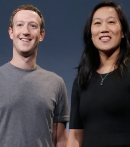 Mark Zuckerberg with wife Priscilla Chan