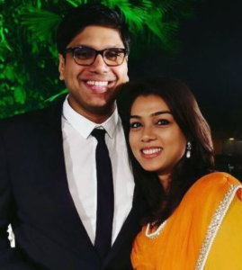 Peyush Bansal and his wife