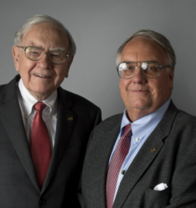 Warren Buffett with son Howard