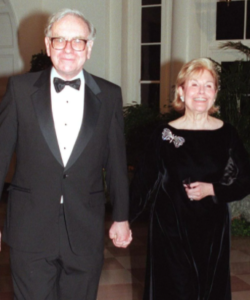 Warren Buffett with first wife Susan