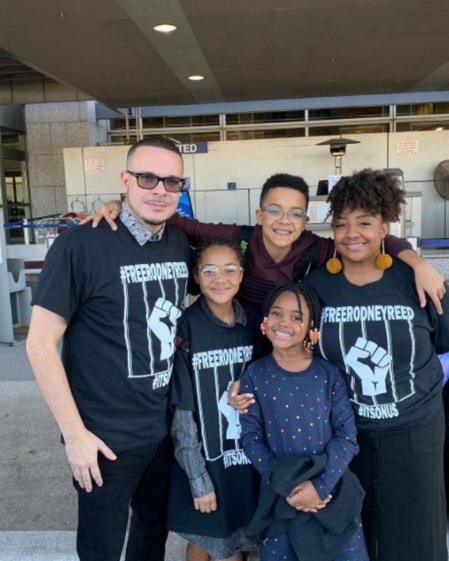 Shaun King with is Family