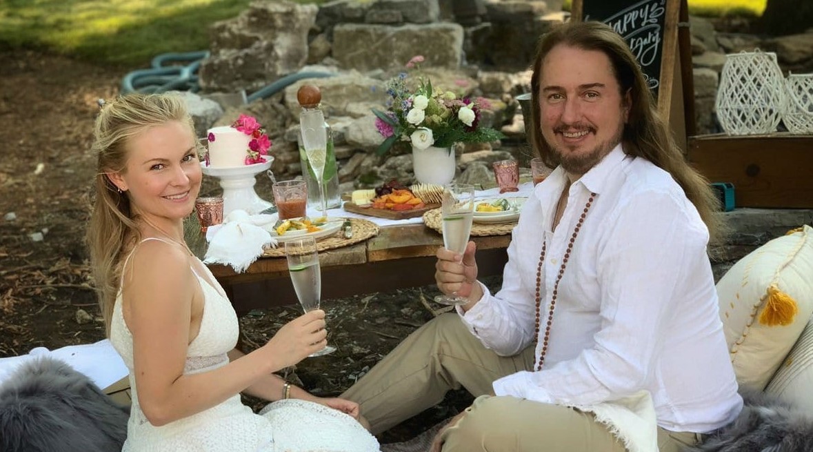 Roy Orbison Jr with her wife Asa Hallgren