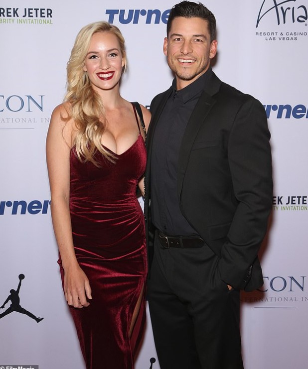 Paige Spiranac with Steven Tinoco