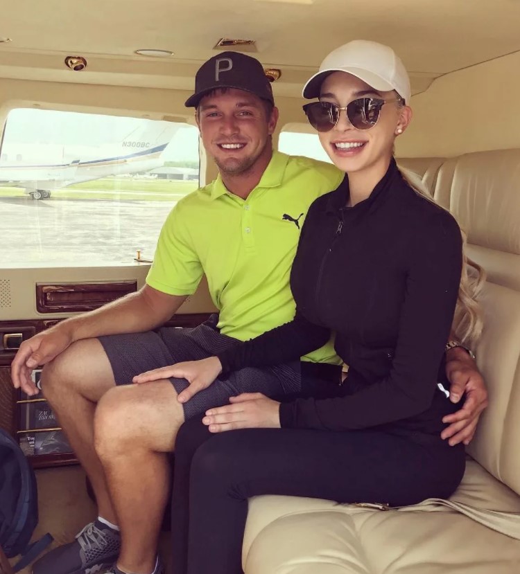 Bryson Dechambeau with Sophia Bertolami