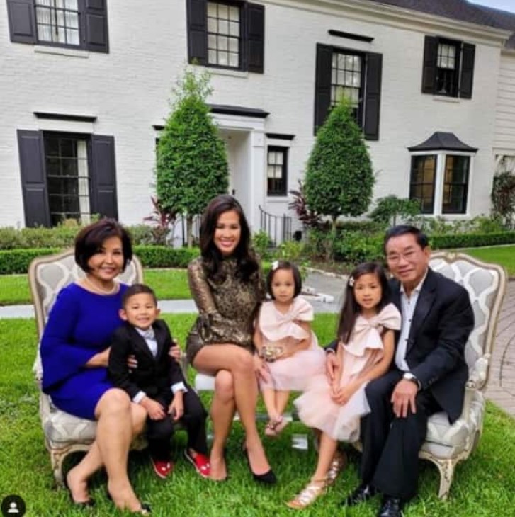 Binh Ho with his Family