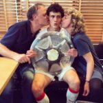 Benjamin Pavard With His Parents