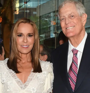 David Koch with wife