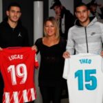 Lucas Hernandez With His Twin Brother And Mother